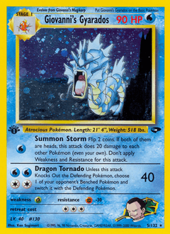 Giovanni's Gyarados - Unlimited Holofoil