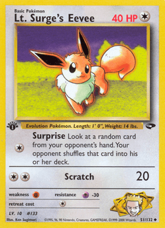Lt. Surge's Eevee - Normal