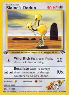 Blaine's Doduo - Normal