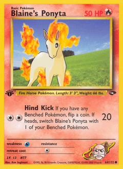 Blaine's Ponyta - Normal