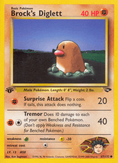 Brock's Diglett - Normal
