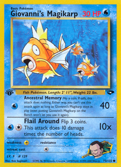 Giovanni's Magikarp - Normal