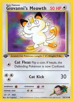 Giovanni's Meowth - Normal