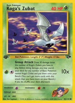 Koga's Zubat - Normal