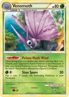 Venomoth - Reverse Holofoil
