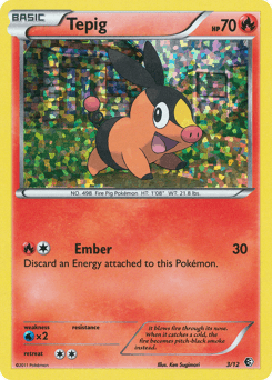Tepig - Holofoil