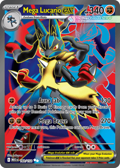 Mega Lucario ex - Holofoil