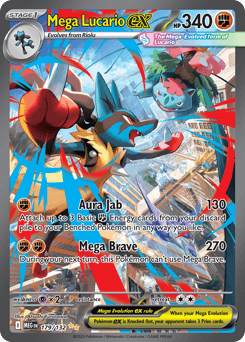 Mega Lucario ex - Holofoil