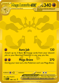 Mega Lucario ex - Holofoil