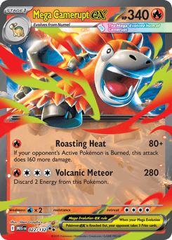 Mega Camerupt ex - Holofoil