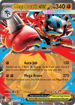 Mega Lucario ex - Holofoil