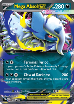 Mega Absol ex - Holofoil