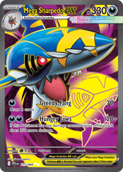 Mega Sharpedo ex - Holofoil