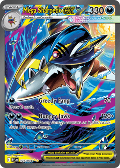 Mega Sharpedo ex - Holofoil