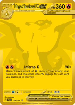 Mega Charizard X ex - Holofoil