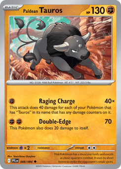 Paldean Tauros - Normal