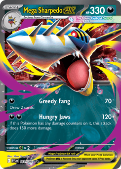 Mega Sharpedo ex - Holofoil