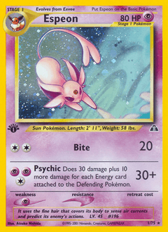 Espeon - Unlimited Holofoil