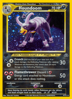Houndoom - Unlimited Holofoil