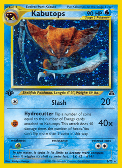 Kabutops - Unlimited Holofoil