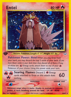 Entei - Unlimited Holofoil