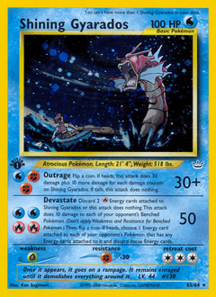 Shining Gyarados - Unlimited Holofoil