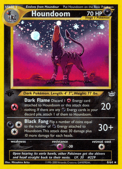 Houndoom - Unlimited Holofoil