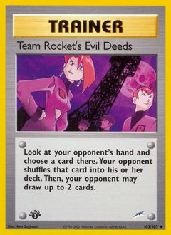 Team Rocket's Evil Deeds - Normal