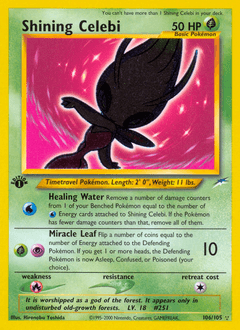 Shining Celebi - Unlimited Holofoil