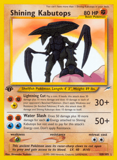 Shining Kabutops - Unlimited Holofoil