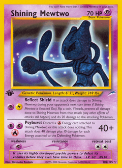 Shining Mewtwo - Unlimited Holofoil