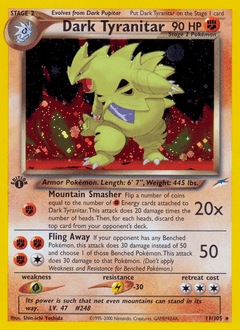 Dark Tyranitar - Unlimited Holofoil