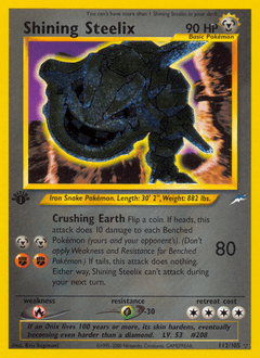 Shining Steelix - Unlimited Holofoil