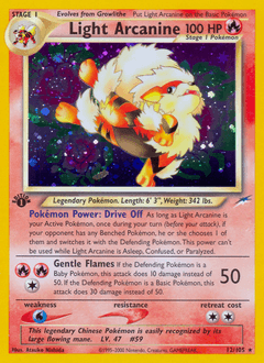Light Arcanine - Unlimited Holofoil