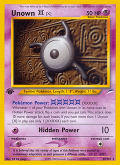 Unown [X] - Normal