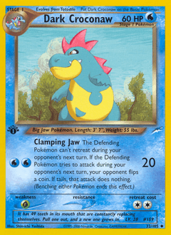 Dark Croconaw - Normal