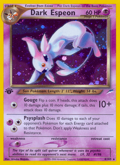 Dark Espeon - Unlimited Holofoil