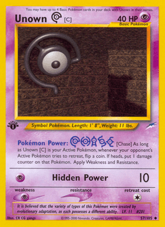 Unown [C] - Normal
