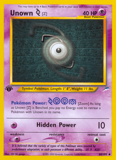 Unown [Z] - Normal