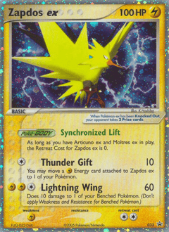 Zapdos ex - Holofoil
