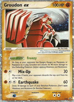 Groudon ex - Holofoil
