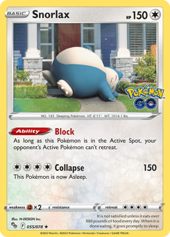 Snorlax - Reverse Holofoil