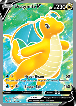 Dragonite V - Holofoil