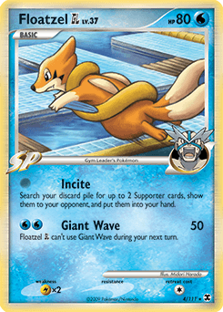 Floatzel GL - Reverse Holofoil