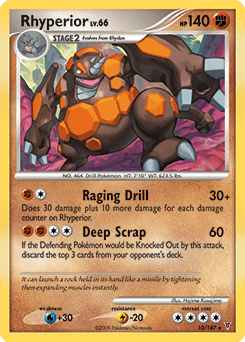 Rhyperior - Reverse Holofoil