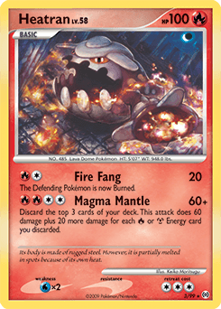 Heatran - Reverse Holofoil