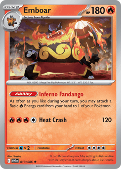 Emboar - Reverse Holofoil