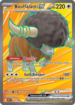 Bouffalant ex - Holofoil