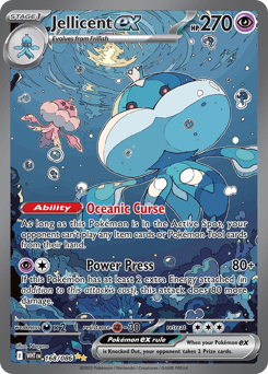 Jellicent ex - Holofoil