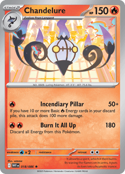 Chandelure - Reverse Holofoil